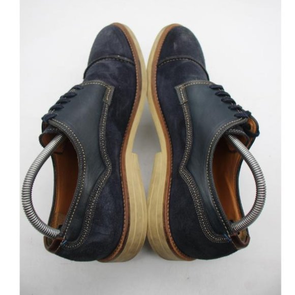 Paul Smith Jeans Men\'s Size EU 41 Navy Suede Cup Toe Skull Oxford Shoes main image 5